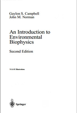 An Introduction To Environmental Biophysics 2e